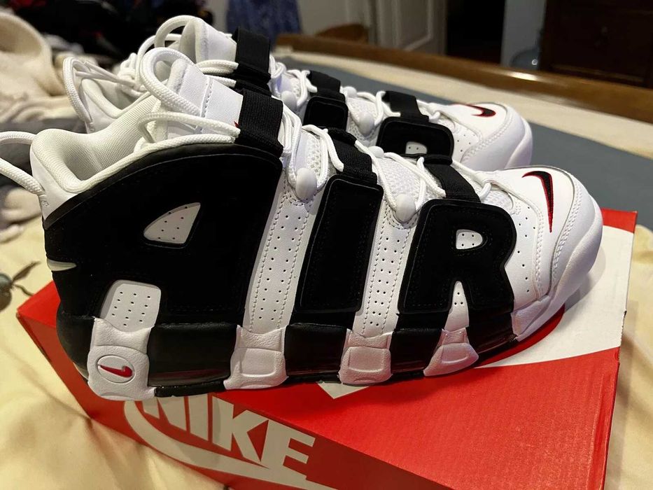 Adidasi Nike Air Uptempo Scottie Pippen White Black