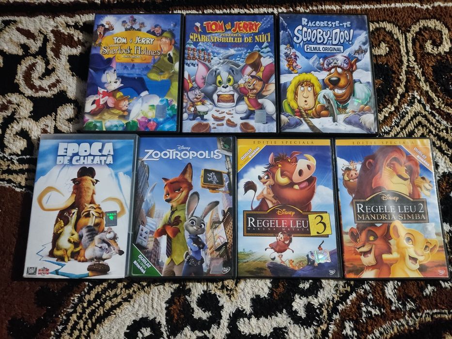 Dvd-uri cu desene animate pentru copii