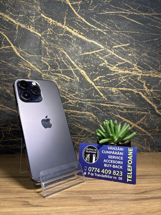 Iphone 14 Pro Max/128Gb/Garantie 2Ani Centrul de Telefoane/Rate