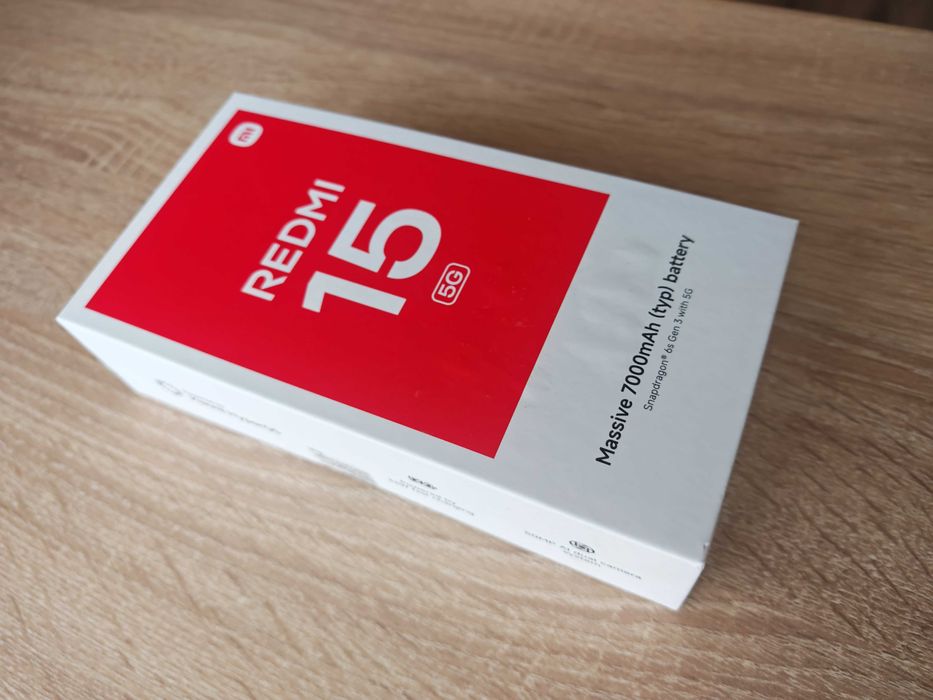 Telefon Redmi 15 5G NOU Sigilat 8GB Ram 256GB Negru Baterie 7000 mAh