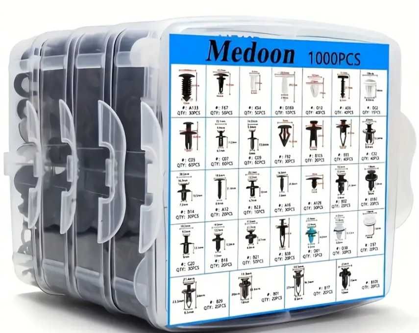 Автомобилен комплект за закрепване 1000 бр.