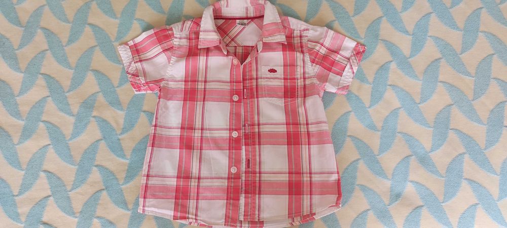 Zara, set 2 camasi + o pereche pantaloni, marimea 18-24 luni, ,baiat