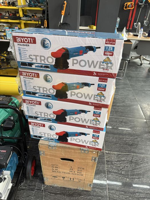 Полировальная машинка BYT-P128. Шлифмашинка Степлер аккумуляторный