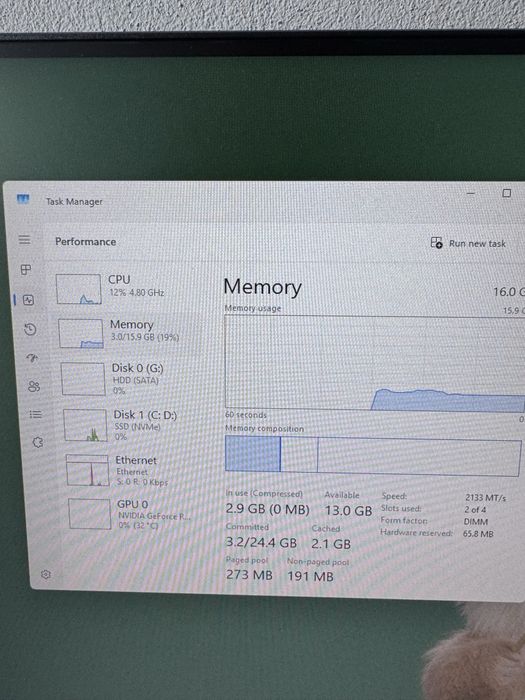 Pc gaming rtx 2060 super i7 9700k 16 gb ram 1 tb ssd + 1 tb hdd