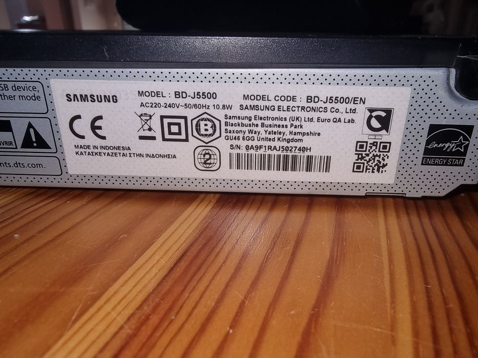 DVD Blu-Ray 3 D  Samsung in stare  bună de functionare!