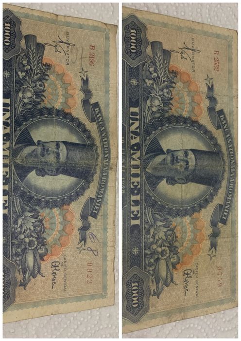 Bancnote vechi 1000 lei de colectie