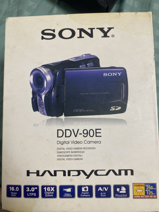 Цифровая видеокамера Sony Handycam DDV-90E (Ретро / Y2K)
