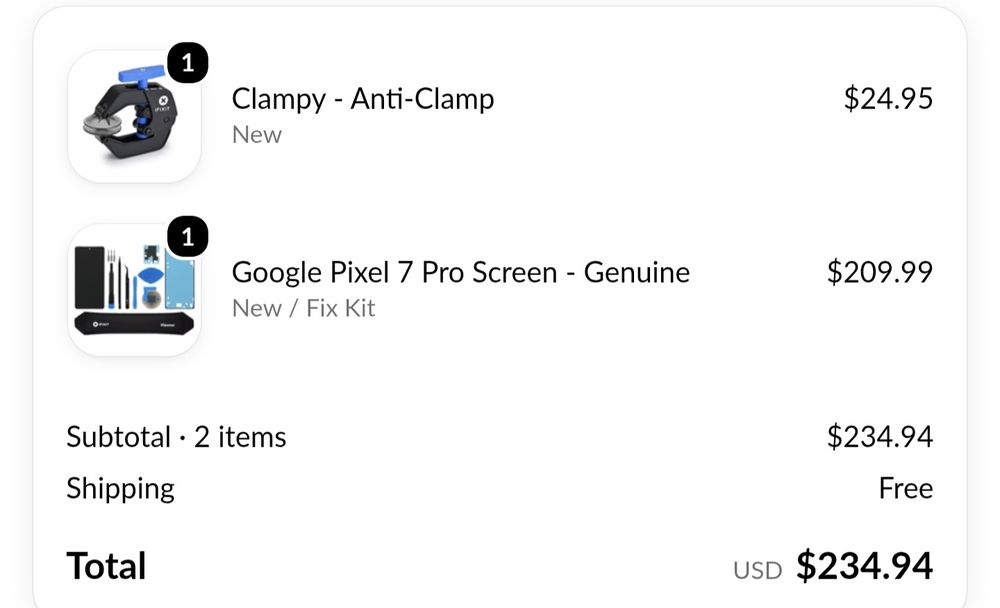 Экран на google pixel 7 pro original