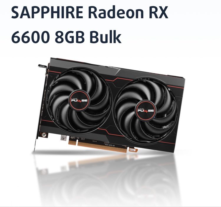 Видеокарта rx6600 8gb
