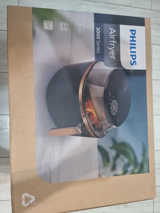 Friteuza Aer Cald Philips Airfryer Seria 3000 XXL 7.2L - Nouă, Sigilată