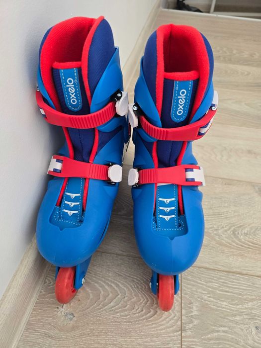 Role Oxelo reglabile mas 32-34 + set protectii  noi