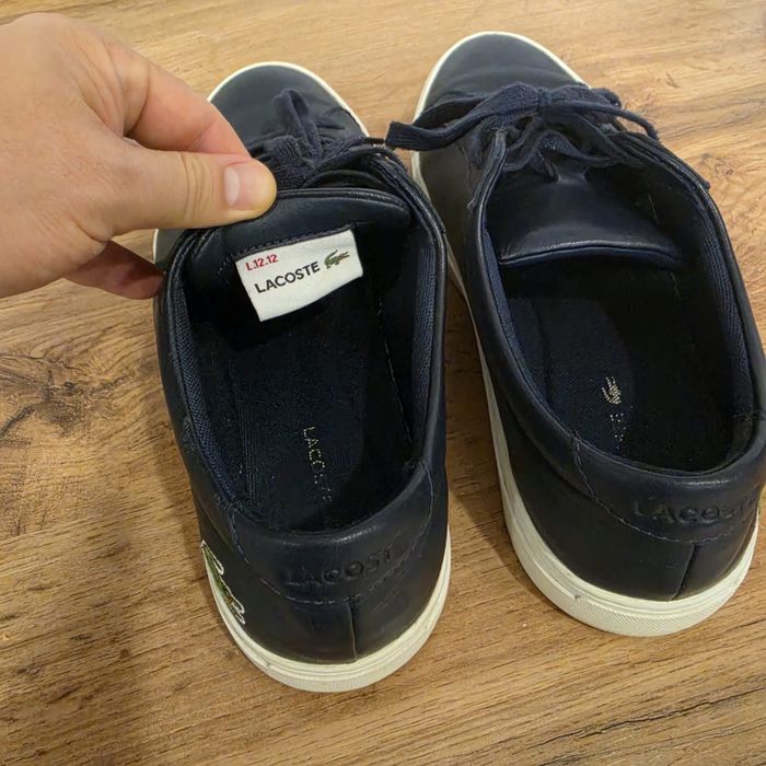 Кеды кожаные Lacoste