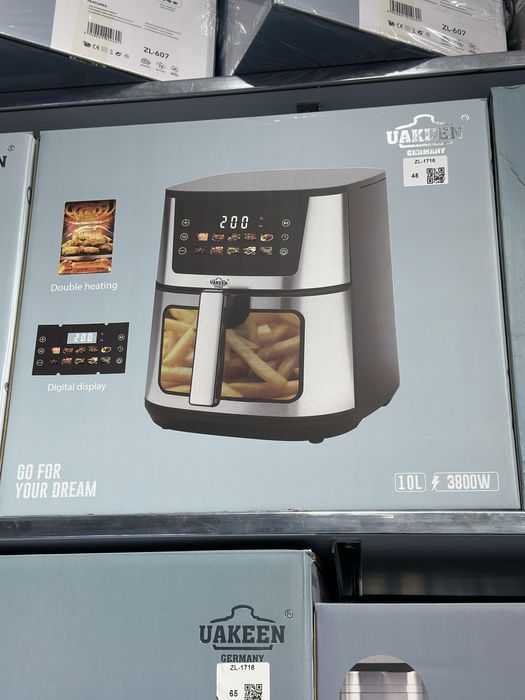 Аэрогриль UAKEEN ZL-1716, 10 л, 3800 Вт