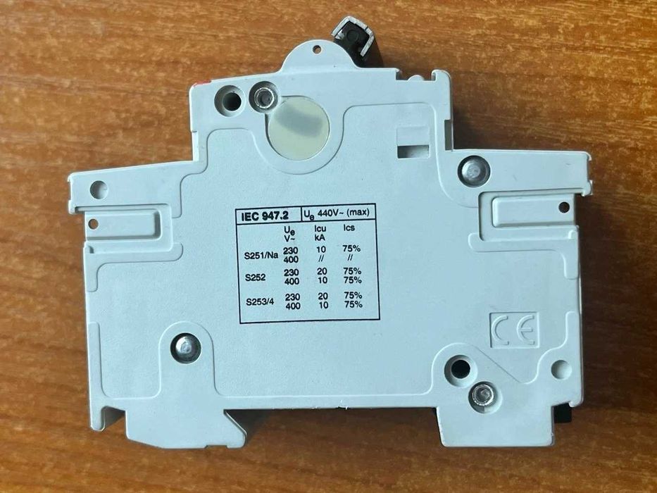 iguranță automată ABB S252-C10, 2P, 10A, curba C, 6kA, DIN