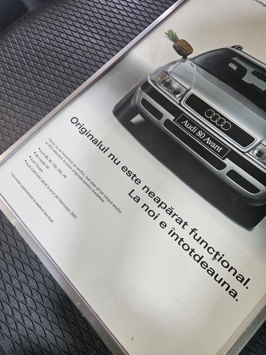 Reclama piese originale Audi România