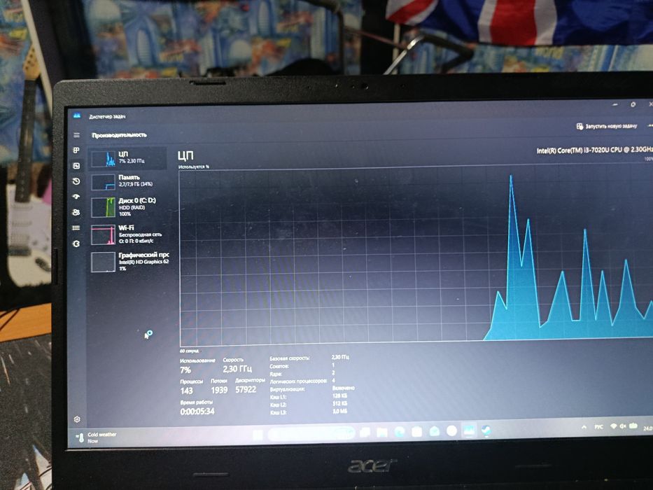 Ноутбук Асер для учебы/работы