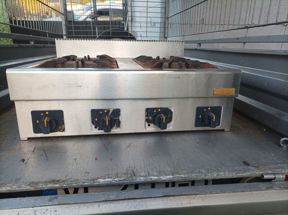 Plita profesionala inox și fonta