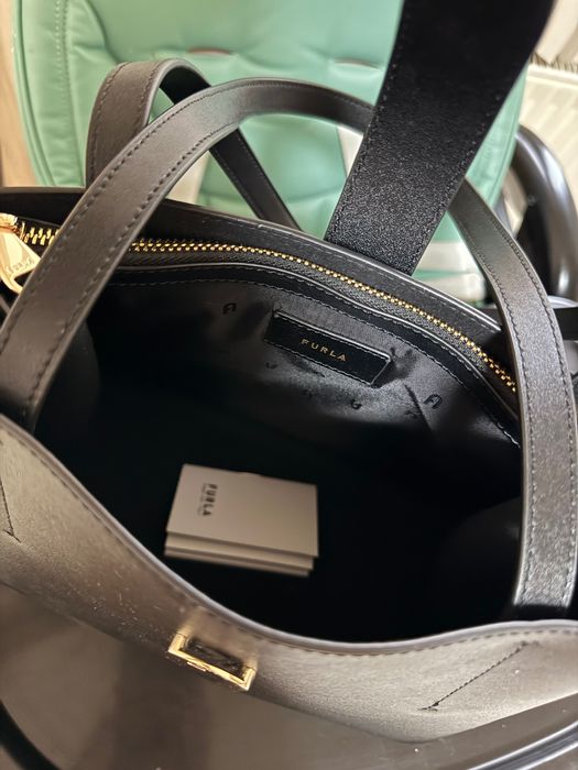 Geanta de mâna din piele Furla