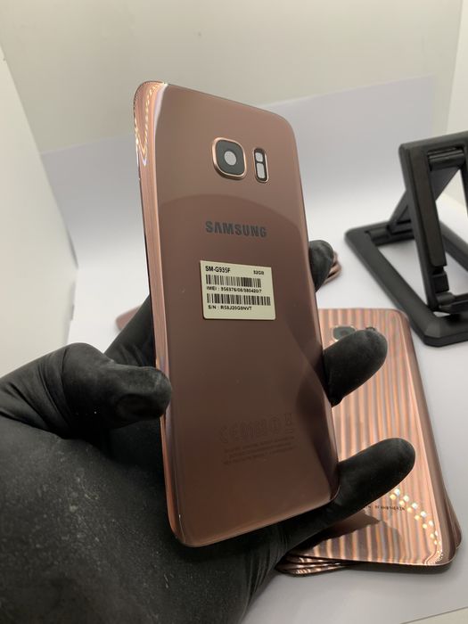 Sticla spate Samsung S7 Edge Roze Gold