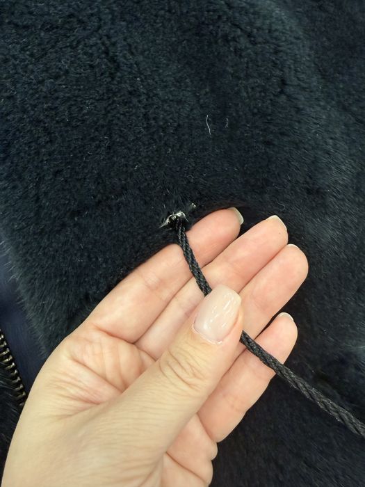 Норковая шуба с капюшоном