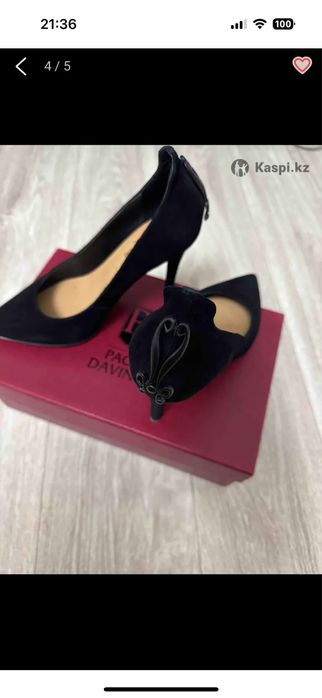 Туфли замшевые, натуральные