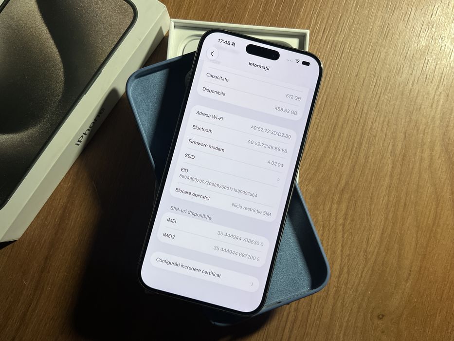 iPhone 15 Pro Max 512 GB Natural Titanium