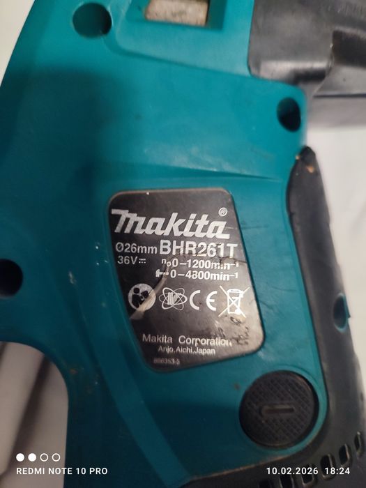 Rotopercutor Makita bhr261 t,36 v