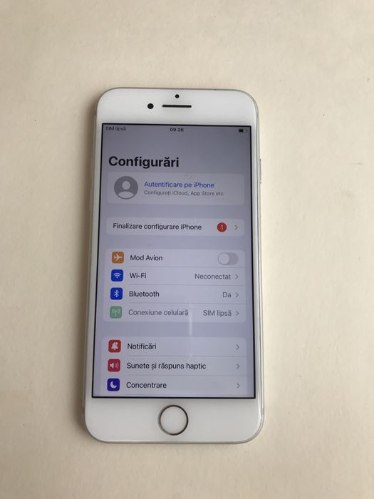 Telefon iphone 7 sulver 250lei IMPECABIL