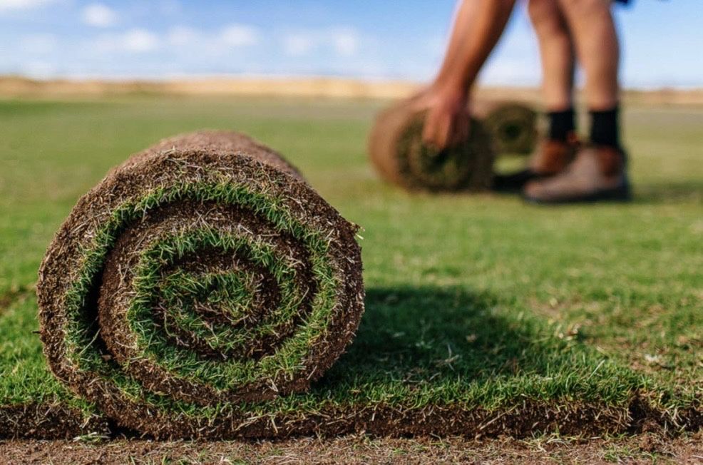 Gazon rulou proaspat- ideeal pentru curte si gradina