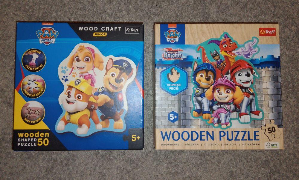Дървени пъзели Trefl 50 части Пес Патрул / Paw Patrol Wood Craft