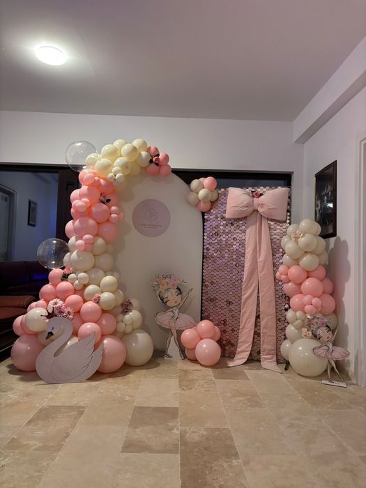 Decor baloane , botez, majorate , petrecere mot