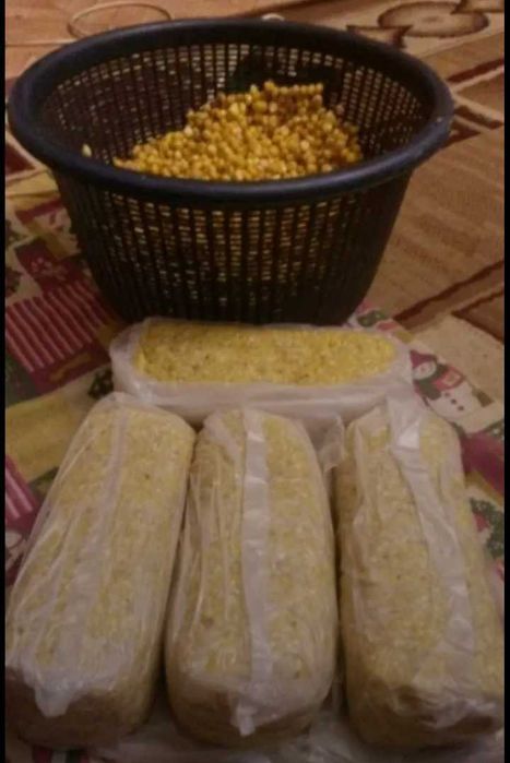 Мамалыга свежая уловистая для рыбалки.