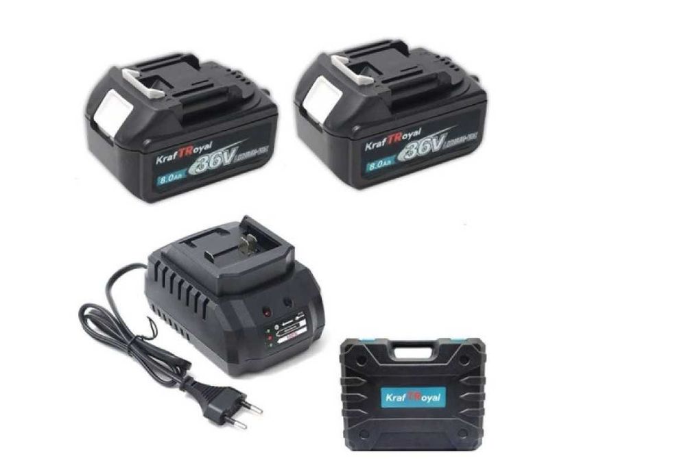 Безчетков акумулаторен ударен гайковерт/винтоверт 36V 25ч куфар Kraft