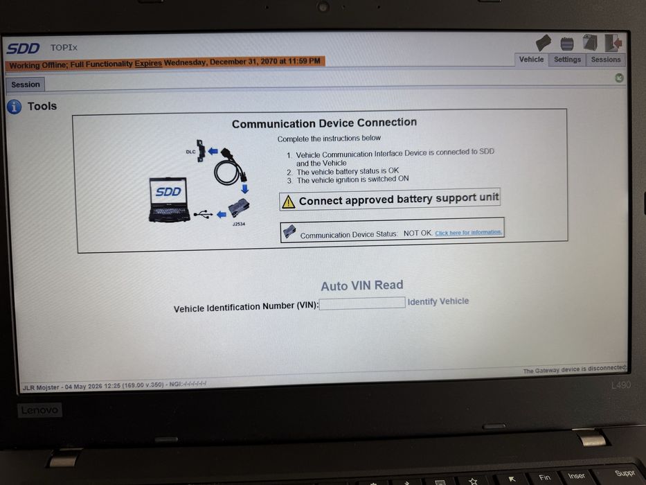 Tester/Diagnoza VNCI-JLR cu Doip si CANFD pentru Jaguar, Range-Rover cu Softul Pathfinder si SDD 2026