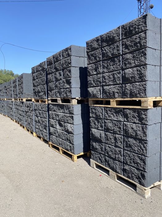 Сплитерные блоки рваный кирпич брусчатка шляпы