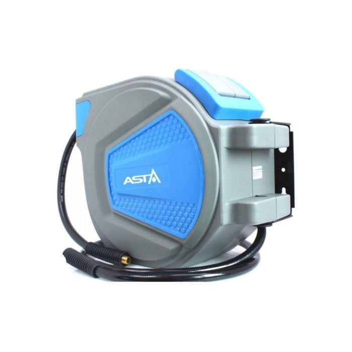 Tambur cu furtun pentru aer comprimat, 15 metri, 3/8", 15 bari, Asta