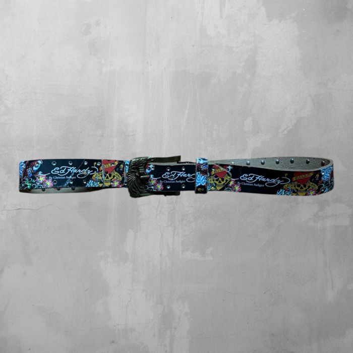 Ed Hardy by Christian Audigier belt колан