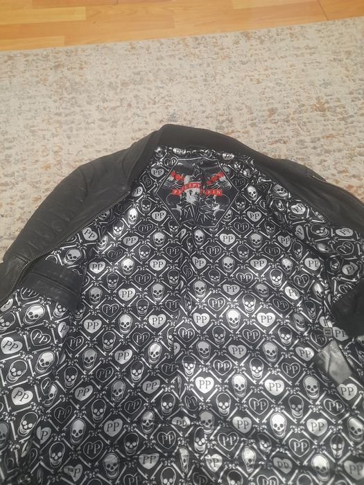 Geaca  piele Philip Plein