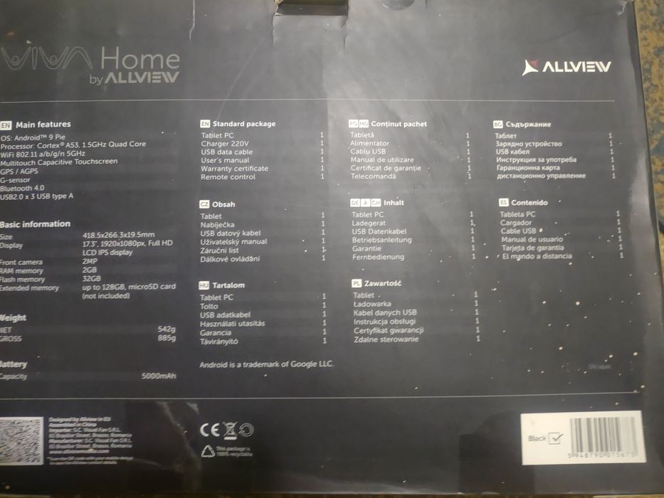 Tableta TV ALLVIEW 17.3"