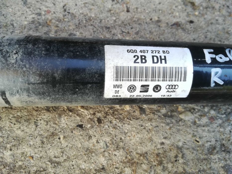 Polo Ibiza Fabia 2 Поло Ибиза Фабиа полуоски полуоска шенкели шенкел