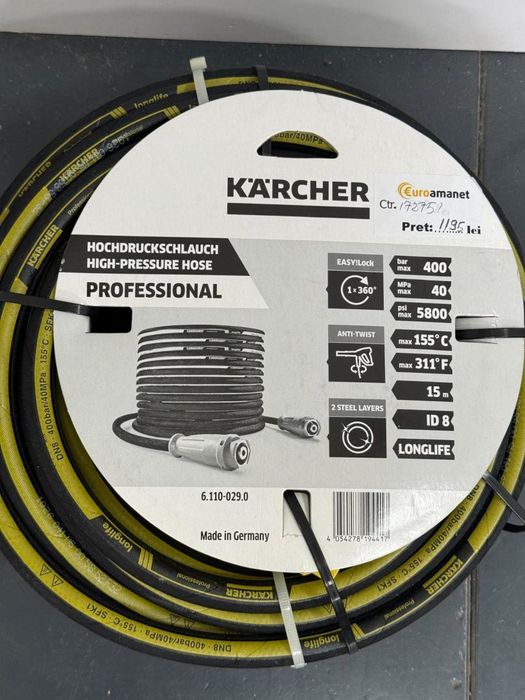 Furtun inalta presiune Karcher 6.110-029.0 Longlife TR DN8 40 -A-