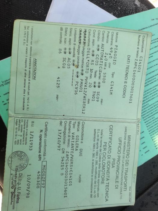 Vand scuter 49 cc 2t