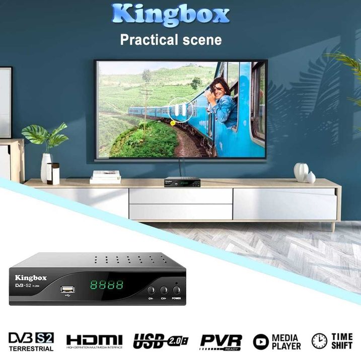 Superpow Сателитен , цифров приемник HD HDMI с дистанционно управление