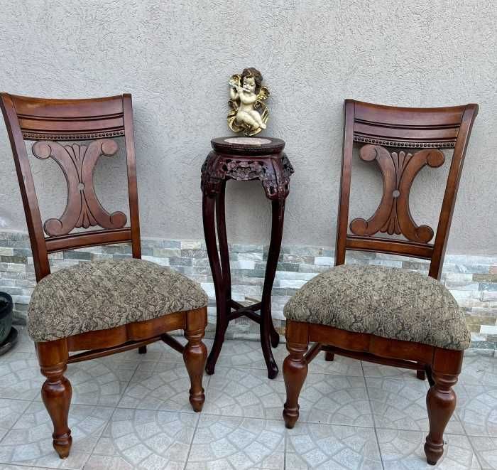 Deosebite scaune-lemn exotic-sculptura manuala-SUA