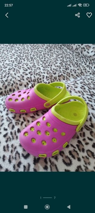 Кроксы размер 25