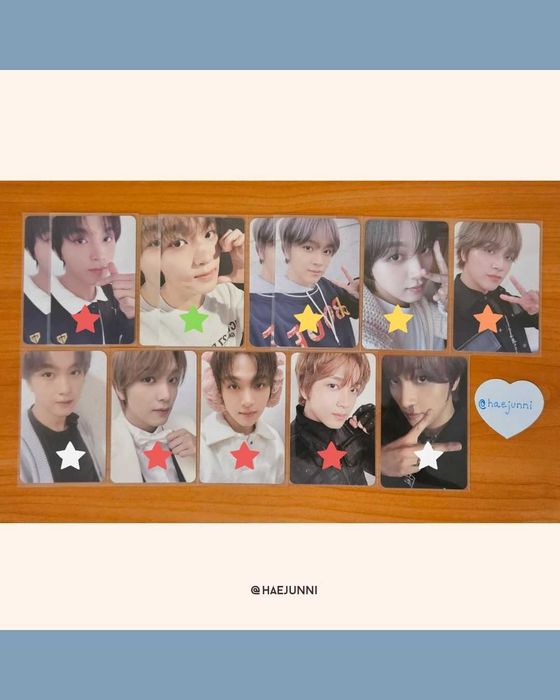 kpop photocards (nct, loona, twice, red velvet)