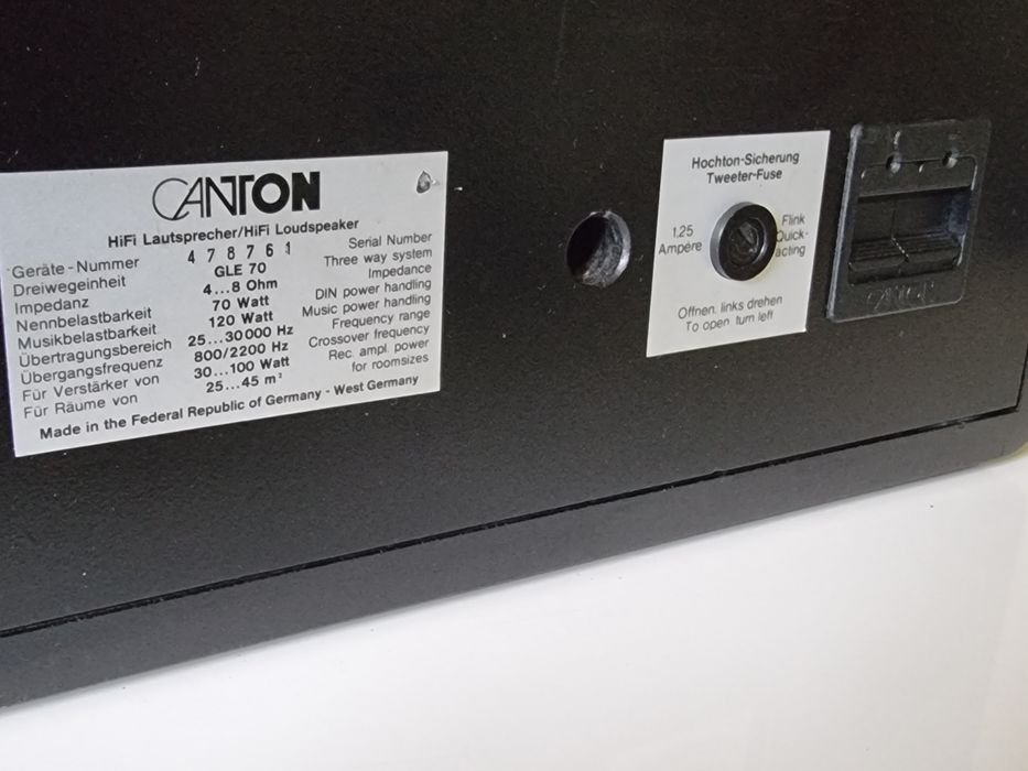 Тонколони Canton GLE 70