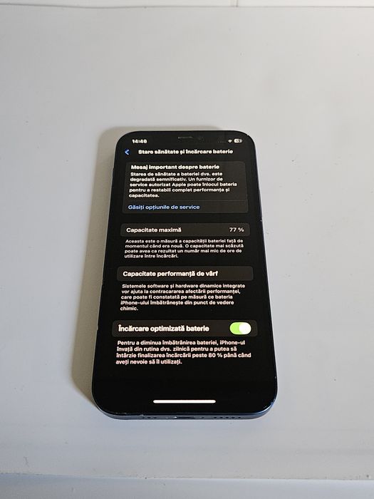 Iphone 12 blue 128gb in stare foarte buna
