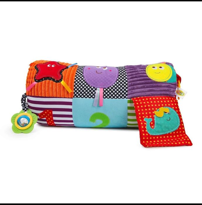 Развивающий детский валик-коврик