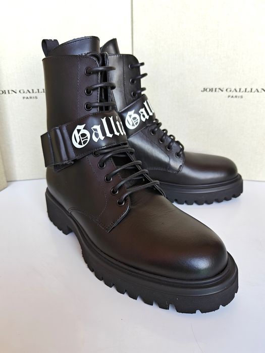 Ghete John Galliano Calf Pasha originale piele naturală
